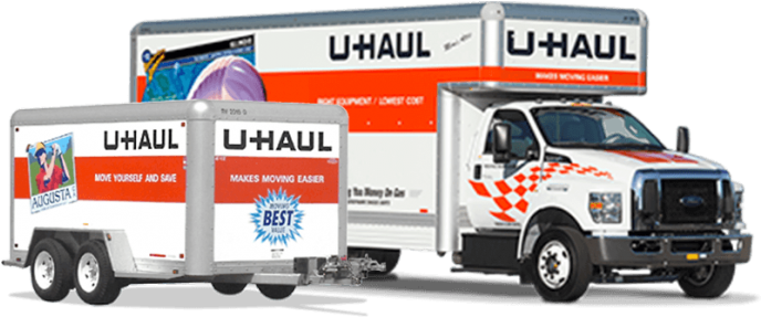 The Person Who Signs The U Haul Contract Is Fully Responsible - Uhaul Truck (687x515), Png Download