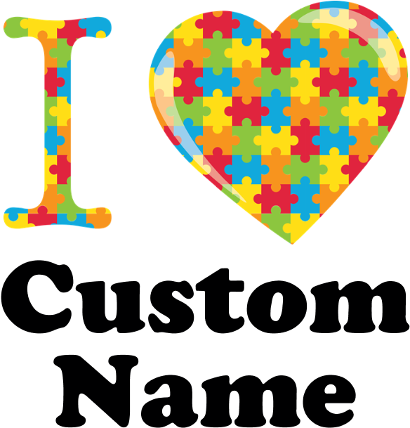 Autism Heart Round Ornament - Autism Heart 5x7 Flat Cards (700x700), Png Download