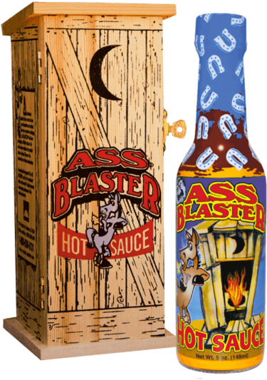Ass Blaster Hot Sauce With Out House - Ass Blaster Hot Sauce (560x560), Png Download