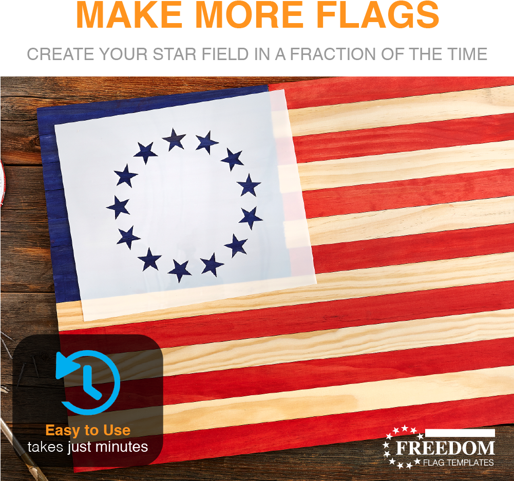 Betsy Ross 13 Star Template - Ventura County Democratic Party Logo (1000x1000), Png Download