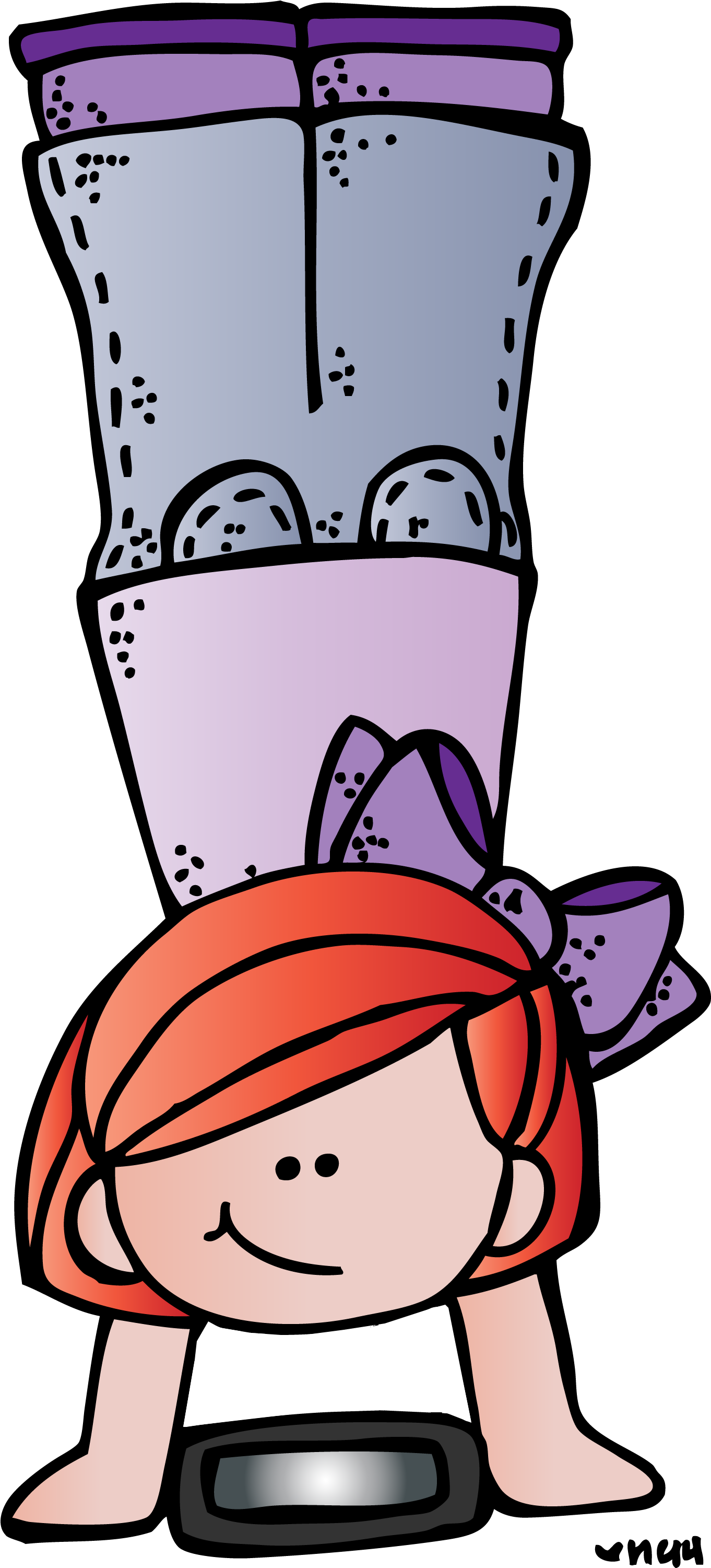 Girl Clipart Lunch 15 Clip Arts For Free Download On - Melonheadz Jumping (1376x3000), Png Download