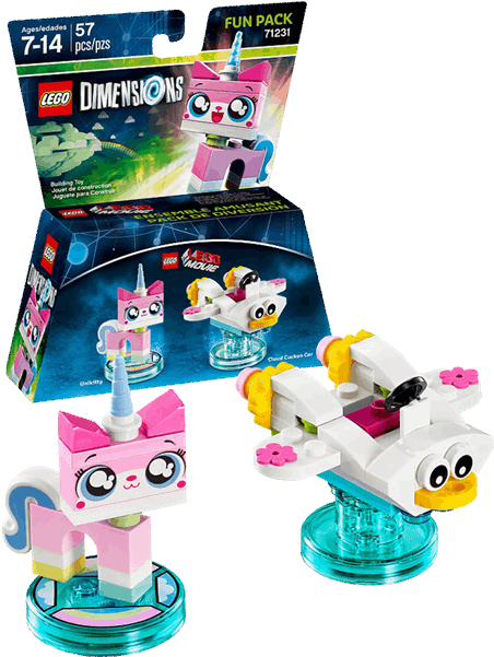1 Of - Lego Dimensions Unikitty Fun Pack (600x600), Png Download