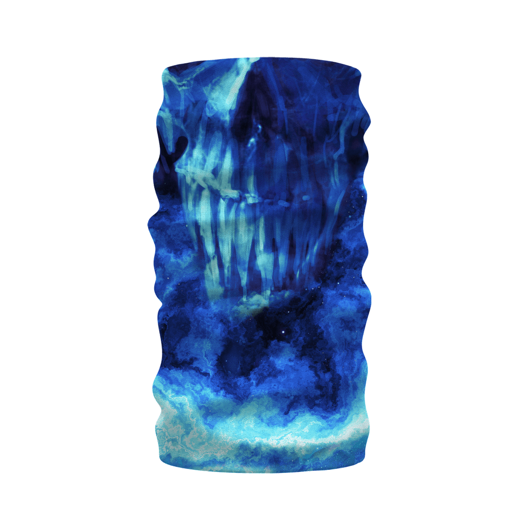 Blue Skull Neck Warmer - Neck Gaiter (1024x1024), Png Download