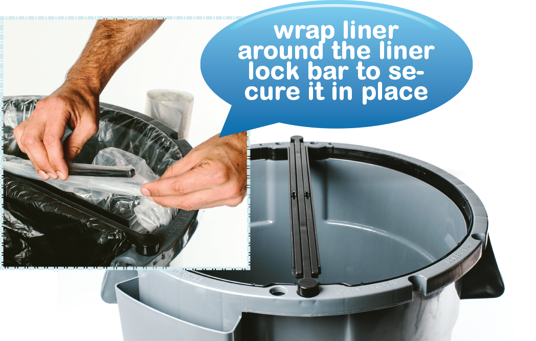 Dynamo Utility Can Divider For 44-gallon Can - Divider For Trash Can (1048x668), Png Download