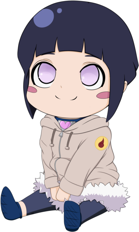Kawaii Hinata Chibi - Kawaii Hinata (576x768), Png Download