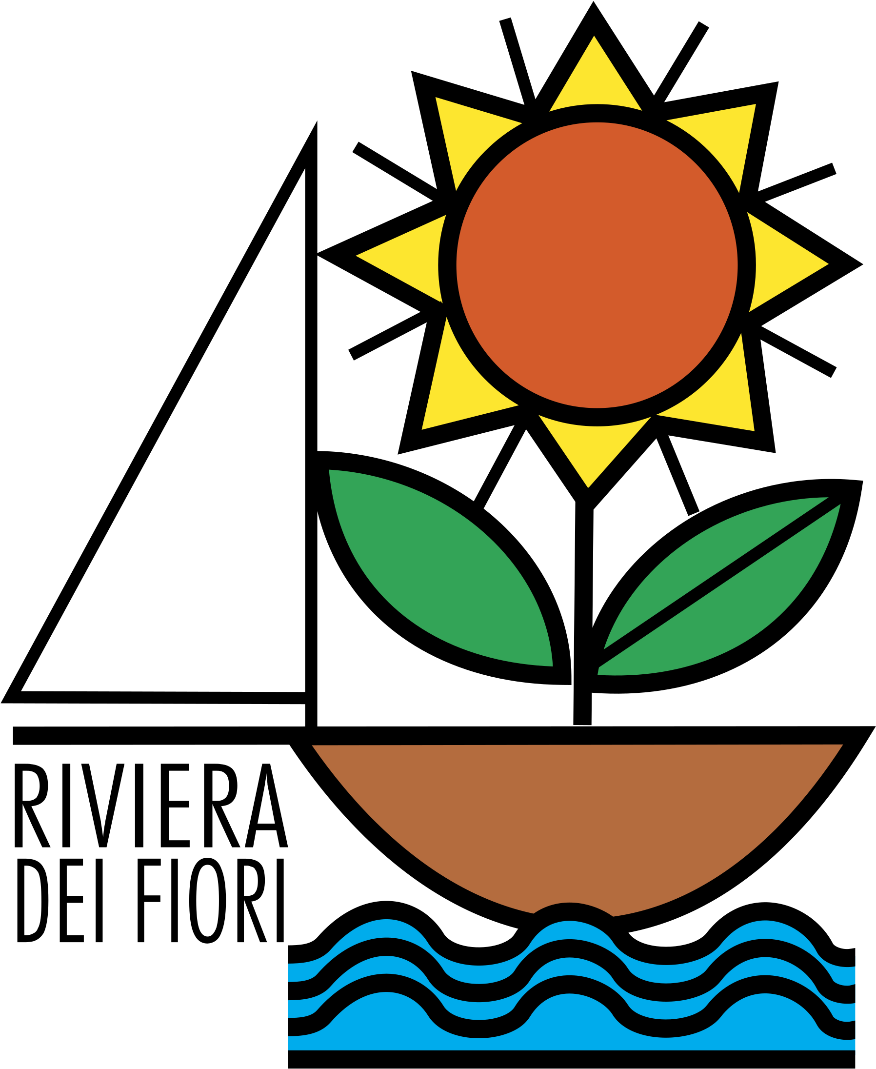 Riviera Dei Fiori Logo Png Transparent - Riviera Dei Fiori Logo (2400x2400), Png Download