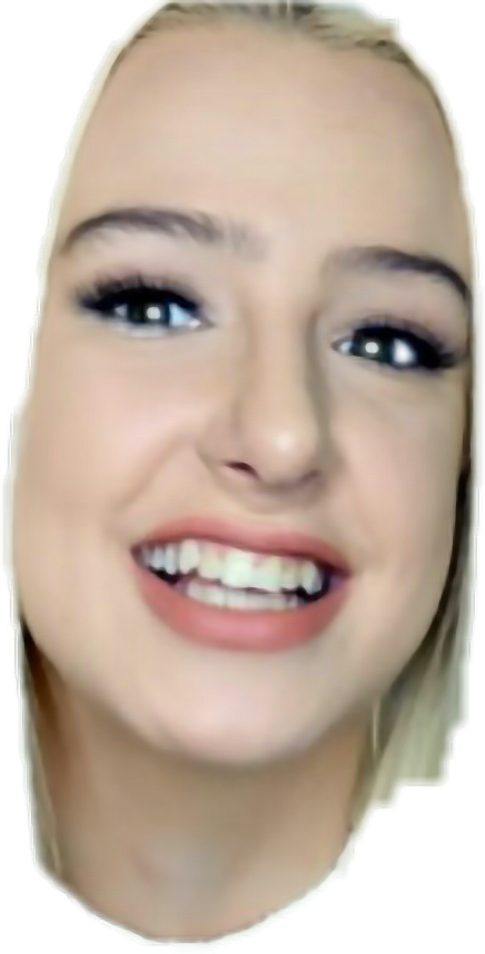 Sticker Chloe Sommersby Png Tana Mongeau Teeth - Tana Mongeau (436x858), Png Download