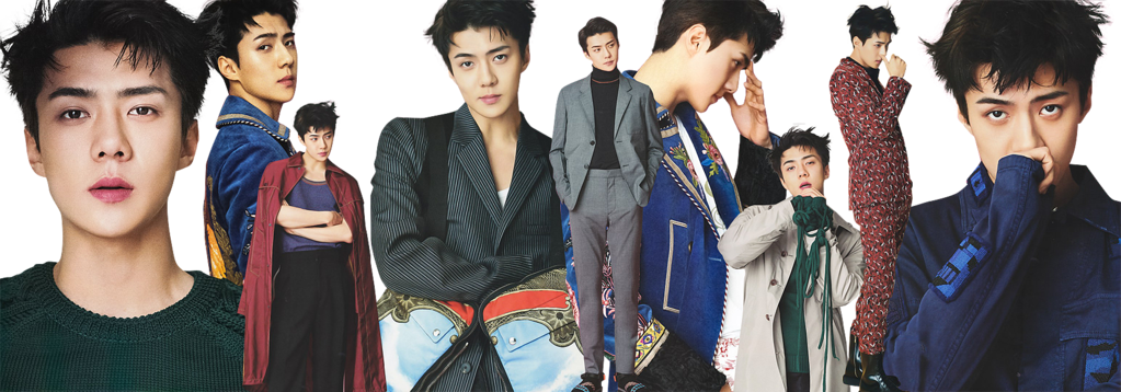 Sehun Png Pack - Exo Sehun Png 2017 (1023x358), Png Download