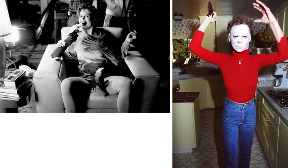 Channel 1 >>> Sigourney Weaver On Set Of 'alien' , - Ghostbusters Bts (1000x584), Png Download