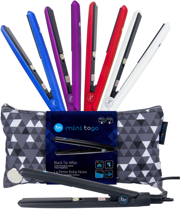 Tiri Mini Togo Tourmaline Ceramic Travel Straightener - Hair Straighteners (864x864), Png Download