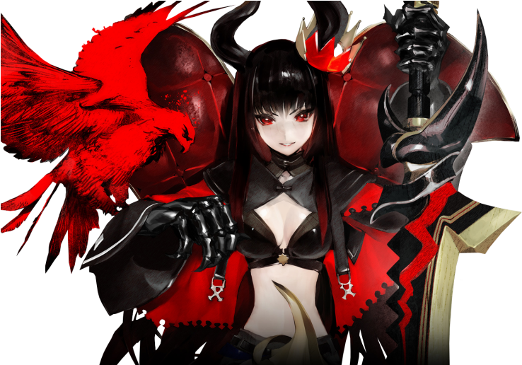 Black Rock Shooter - Badass Anime Girl (800x515), Png Download