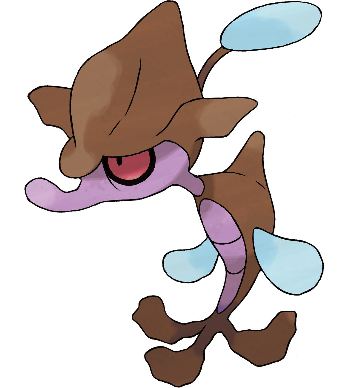 #690 - Skrelp - Kelp Pokemon (1200x1456), Png Download