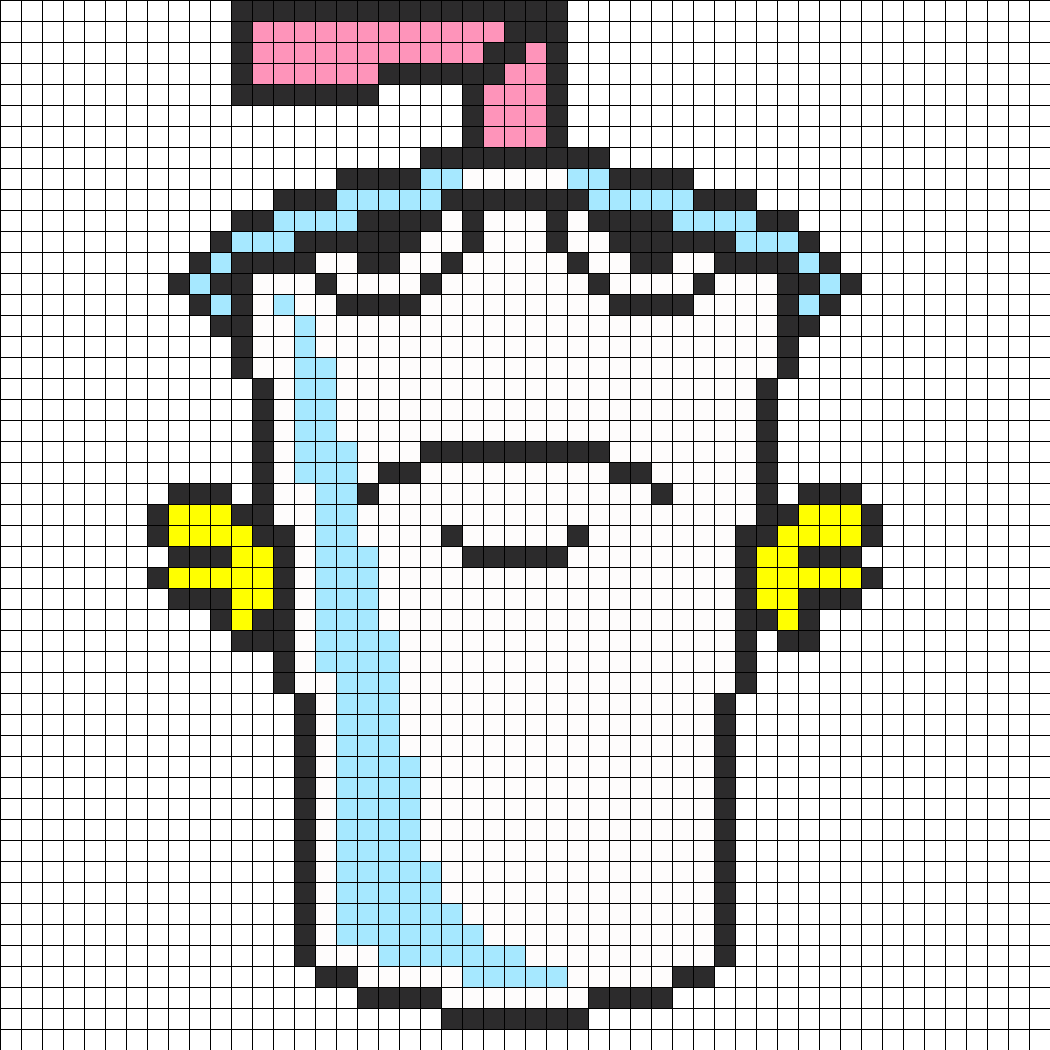 Master Shake Perler Bead Pattern / Bead Sprite - Master Shake (1050x1050), Png Download