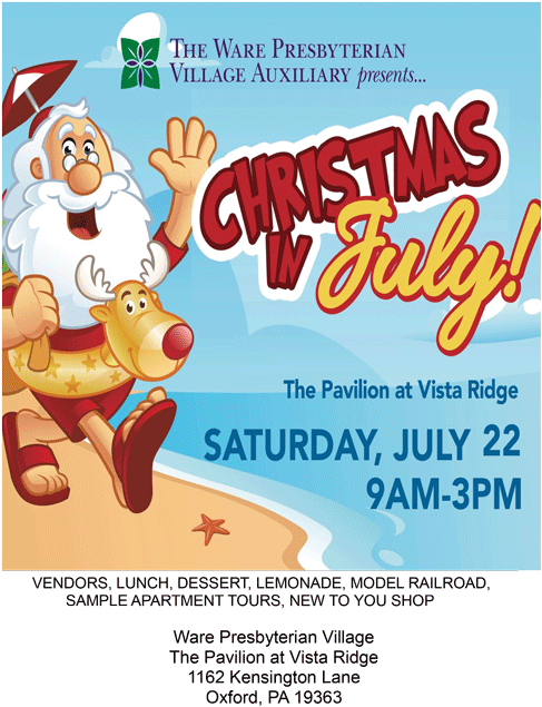 Christmas In July Craft Show - Christmas In July Craft Fair (600x776), Png Download