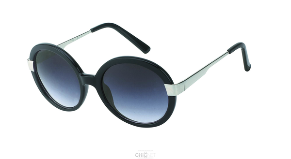 Sonnenbrille Damen Rund Dick Vintage Glamour Getönt (600x329), Png Download