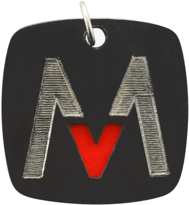 This Custom Dog Tag Was Created For Maroon 5 During - Earrings (1000x750), Png Download