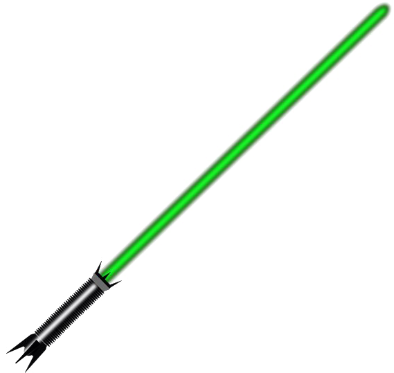 Green Lightsaber Png High-quality Image - Luke Rotj Black Series Lightsaber (600x563), Png Download