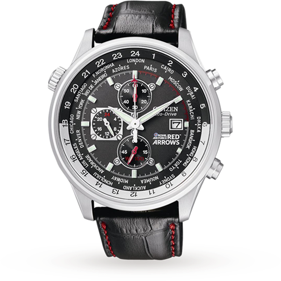 Citizen Eco-drive Red Arrows Watch - Citizen Ca0080-03e Citizen `red Arrows` (800x800), Png Download