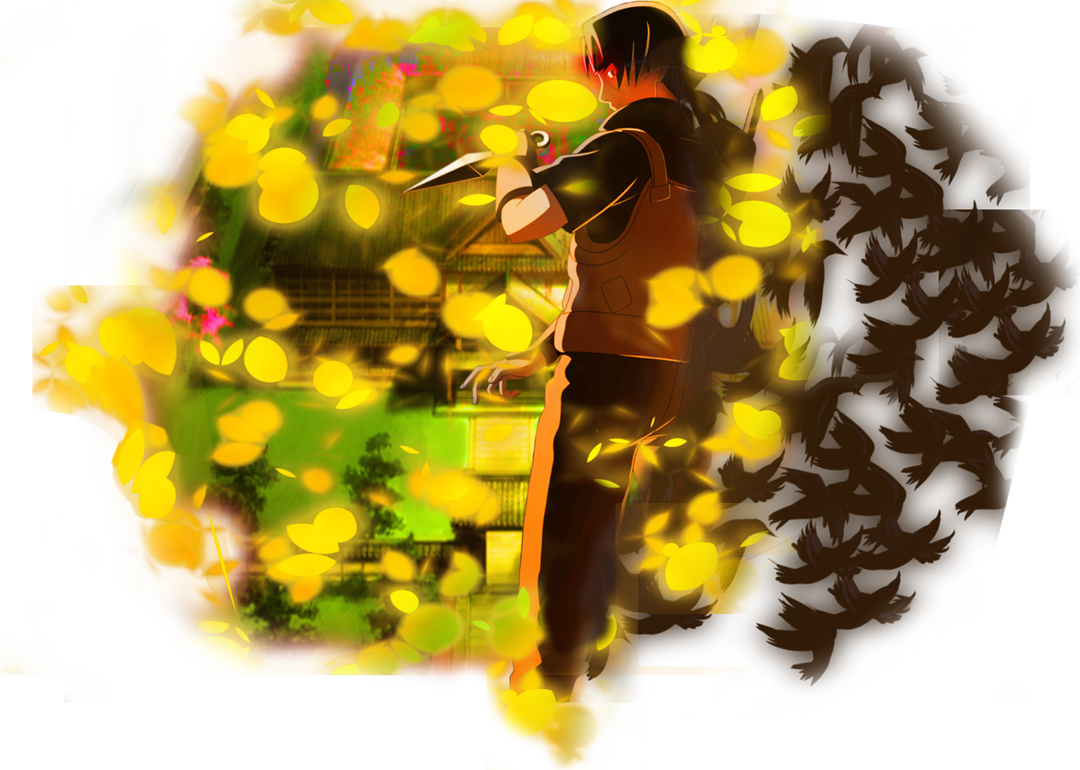 Fluff6stars Anbu Itachi (1537x1096), Png Download