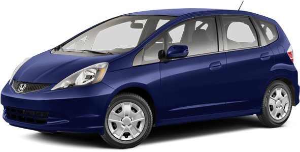 2013 Honda Fit 5dr Hb Man - Honda Fit 2013 Blue (640x480), Png Download