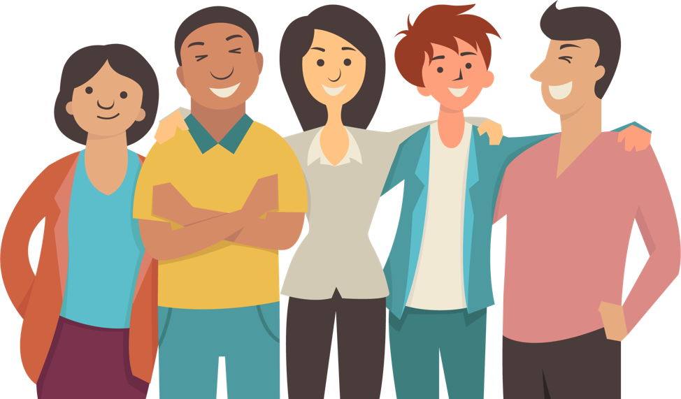 Building A Meaningful Relationship With Guests Is Animportant - Lot Of Happy People (974x571), Png Download