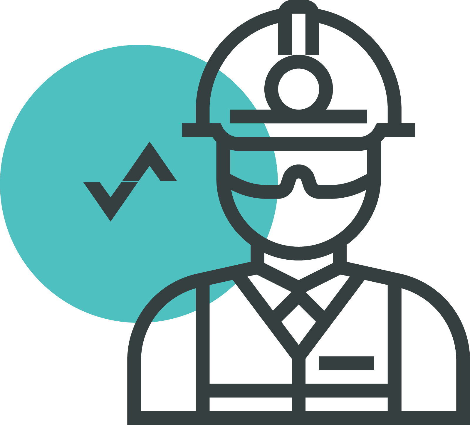 Easily Schedule Field Measurement Activities And 3rd - Oil Rig Worker Symbol (1600x1447), Png Download
