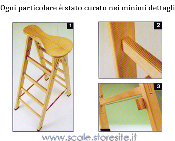 Scaletta Legno 5 Gradini (700x506), Png Download
