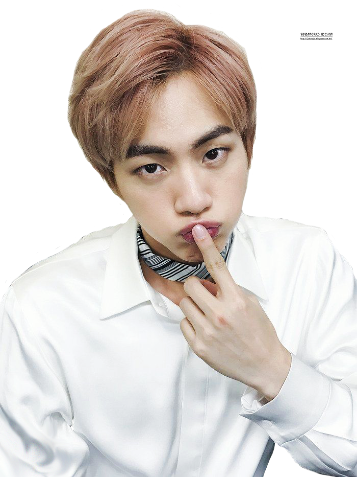 Kim Seokjin Png - Jin Bts Eyebrows (700x933), Png Download