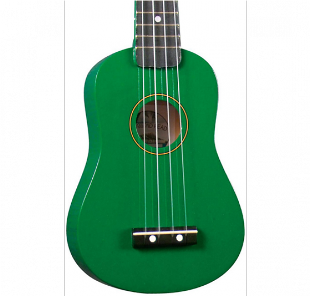 Diamond Head Soprano Ukulele-green - Diamond Head Du-100 Soprano Ukulele, Green (604x779), Png Download