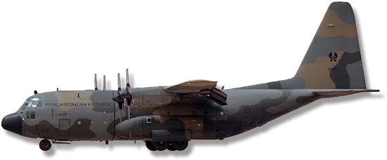 The Courier - Lockheed C-130 Hercules (562x232), Png Download