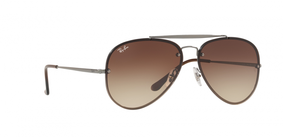 Ray Ban Blaze Aviator Rb N Free - Ray-ban Rb3584n 004/13 Sunglasses (920x575), Png Download