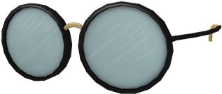 Meep Glasses - Circle (420x420), Png Download