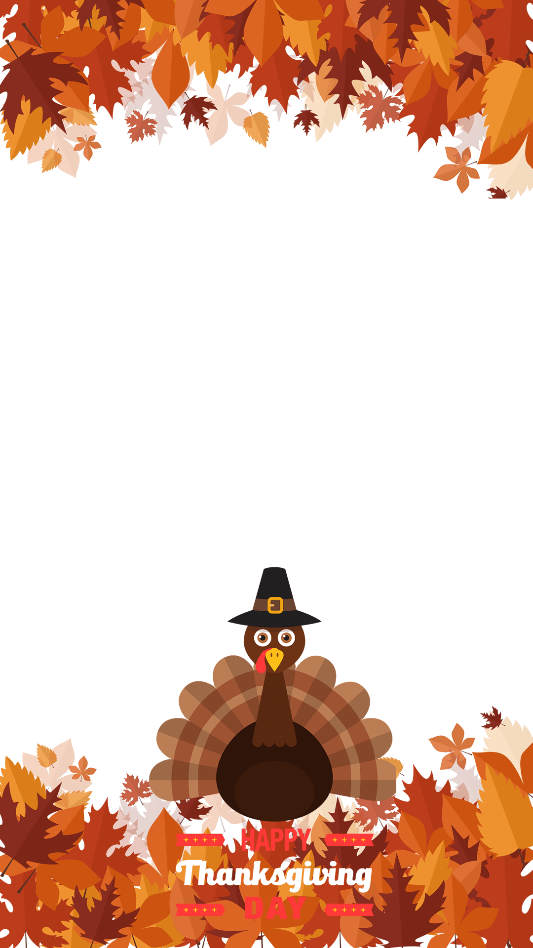Snapchat Filters Clipart Time - Thanksgiving Snapchat Filter (1080x1920), Png Download