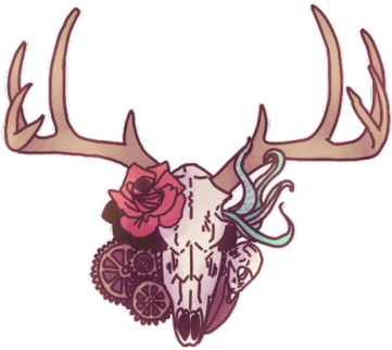 2 - Deer Transparent (500x387), Png Download