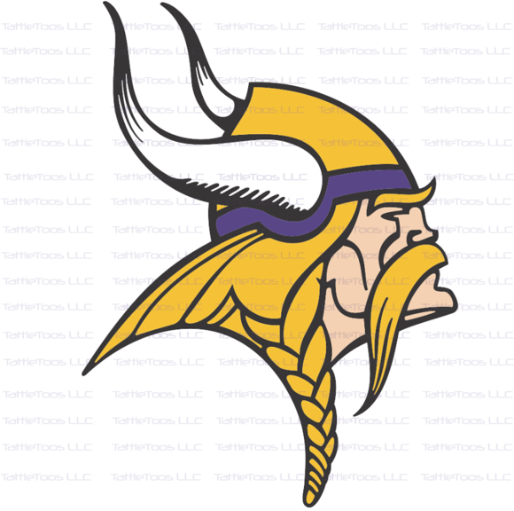 Mviking1 - Printable Minnesota Vikings Logo (580x576), Png Download