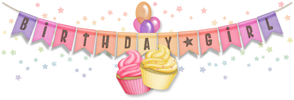 Clip Art Transparent Elysha S Bday Extravaganza No - Birthday For Girl Png (600x204), Png Download
