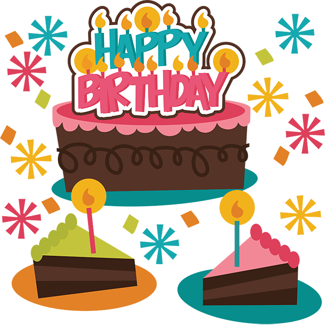 Happy Birthday Svg Birthday Cake Svg File Birthday - Happy Birthday Girl Png (648x650), Png Download