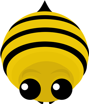 Honeybee - Bee Skin Mope Io (500x500), Png Download