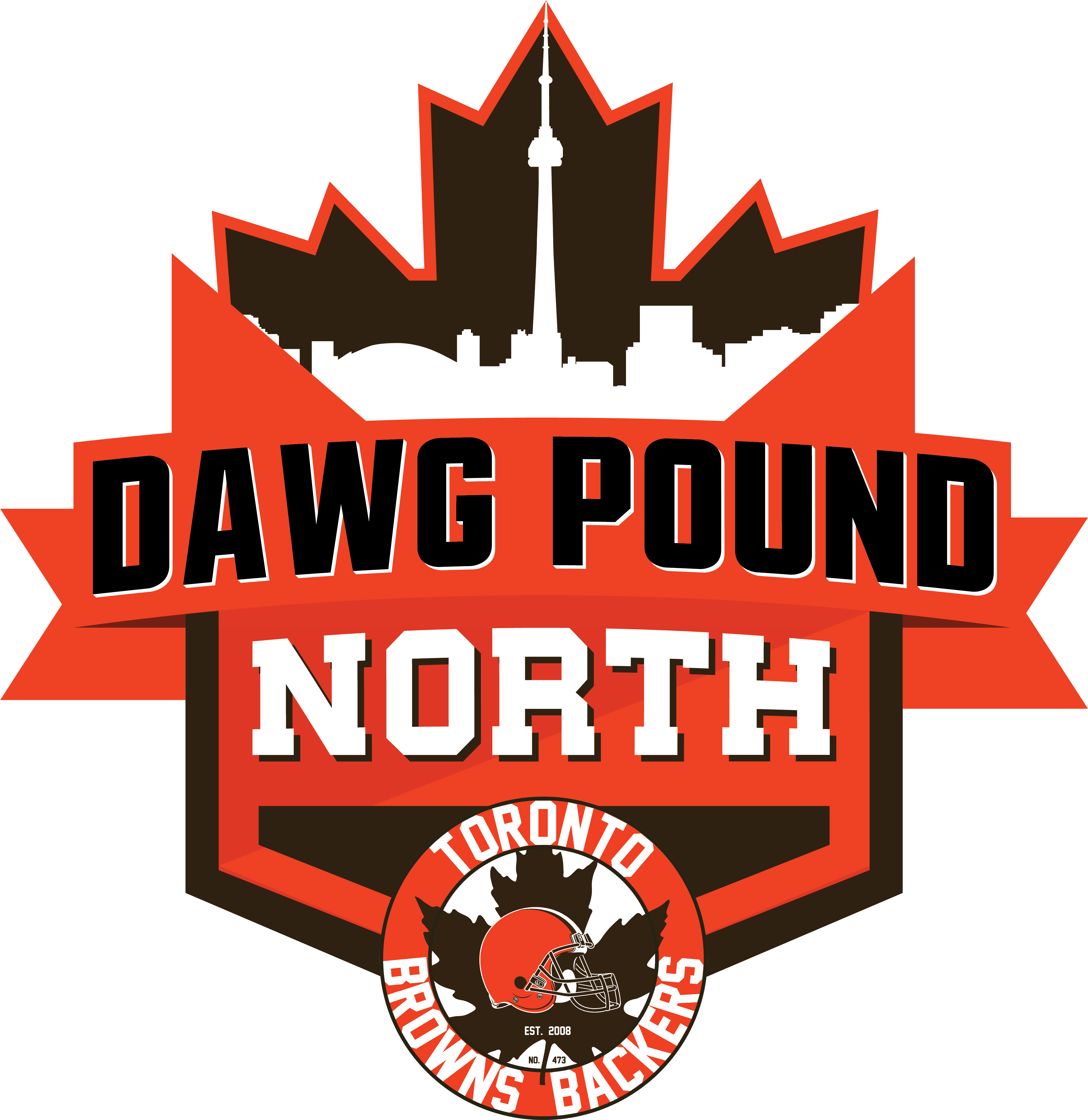 Dpn Brown Logo - Toronto Browns Backers (4153x4333), Png Download