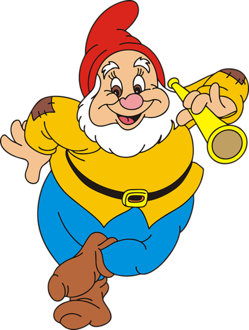 Gnome Dwarf Tube Cap Little Transparent Image - Happy Dwarf (800x1060), Png Download