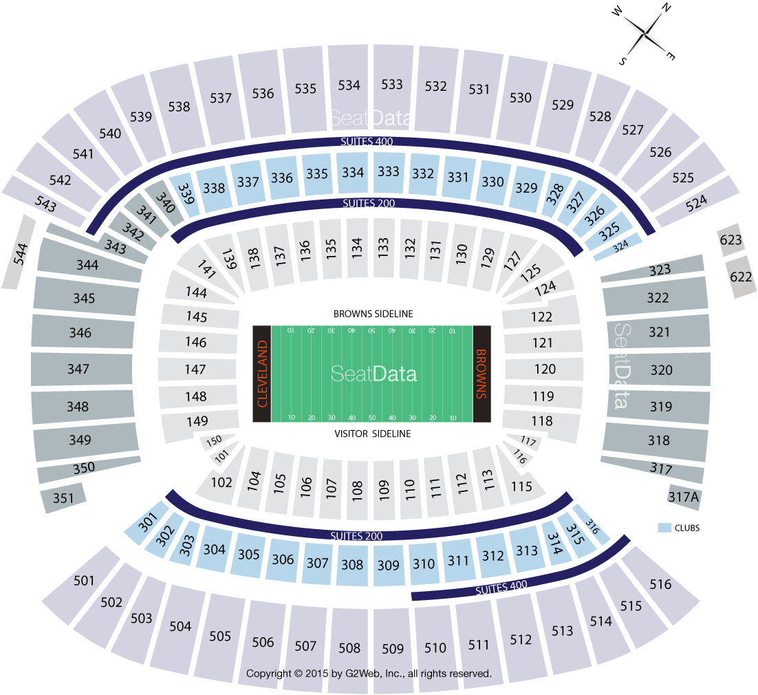 Click Section To See The View - Cleveland Browns (1102x1010), Png Download
