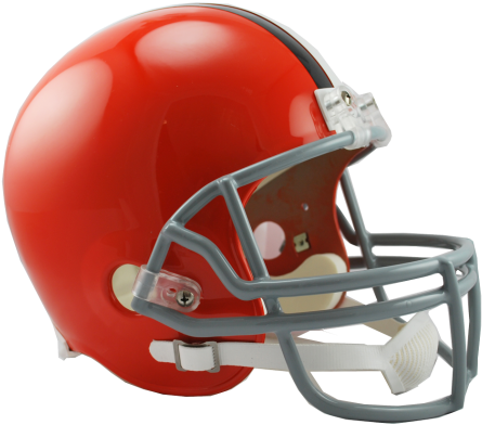 Cleveland Browns Nfl Full-size Helmet Replica - Giants Football Helmet (475x406), Png Download