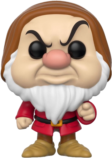 Vinyl Snow White And The Seven Dwarfs - Grumpy From 7 Dwarfs (541x541), Png Download