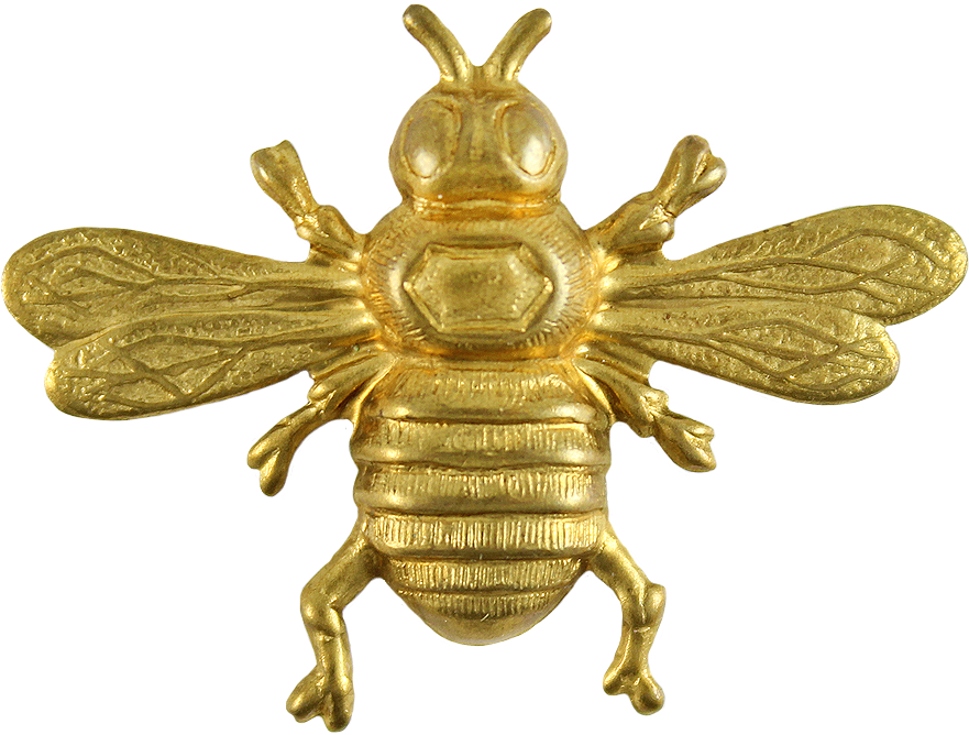 To Download The Png Version Click - Gold Bee Png (965x727), Png Download