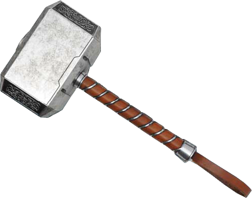 Thor Hammer Png - Avengers Thor Mjolner Limited Edition Full Size Hammer (492x386), Png Download