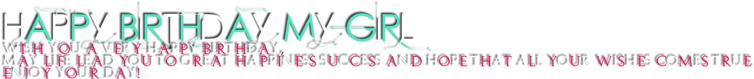 Birthday Png Text - Graphic Design (1600x1000), Png Download