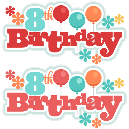 Vector Free Stock Th Titles Scrapbook Cut Files Free - 5th Birthday Logo Png (432x432), Png Download