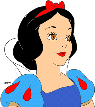 Snow White And The Seven Dwarfs Images Snow White Clipart - Клипарт Белоснежка (350x382), Png Download