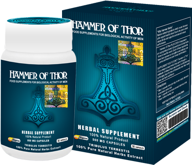 Hammer Of Thor Capsules In Larkana - Hammer Of Thor Price (411x344), Png Download