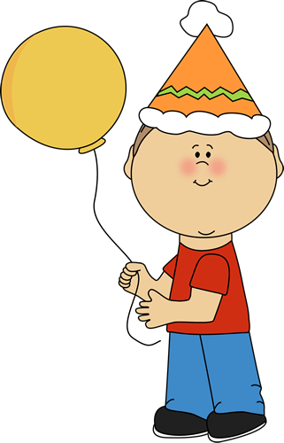Birthday Party Clip Art Borders - Birthday Boy Clip Art (321x500), Png Download